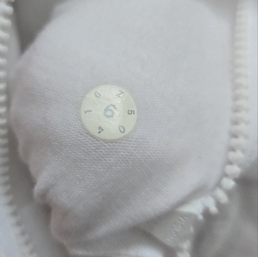 Lululemon Fleece Be True Jacket White Size 6 - Picture 10 of 10
